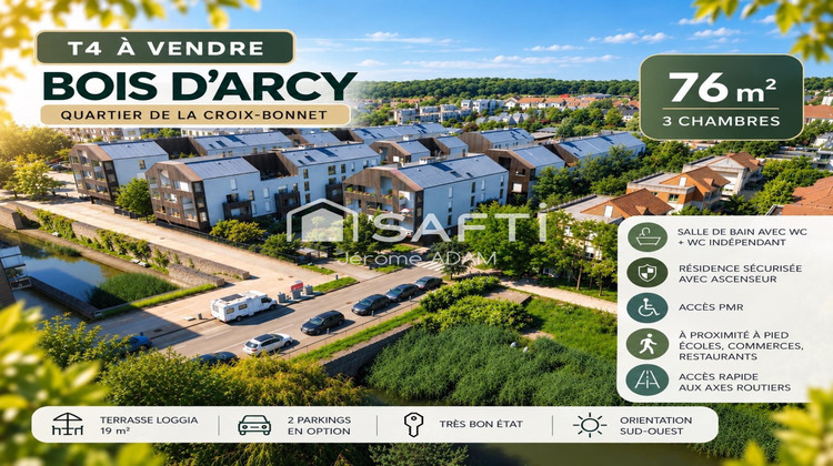 Ma-Cabane - Vente Appartement Bois-d'Arcy, 76 m²
