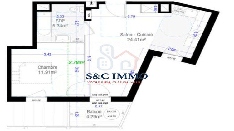 Ma-Cabane - Vente Appartement Boissy-Saint-Léger (), 41 m²
