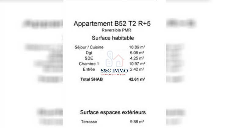 Ma-Cabane - Vente Appartement Boissy-Saint-Léger (), 42 m²