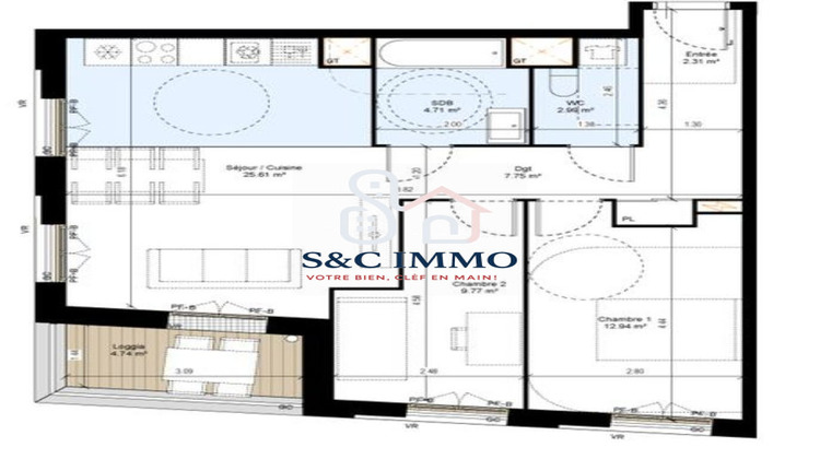 Ma-Cabane - Vente Appartement Boissy-Saint-Léger (), 66 m²