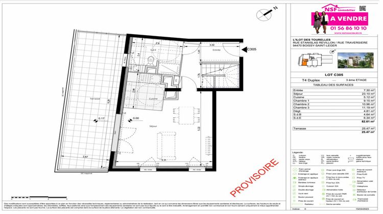 Ma-Cabane - Vente Appartement Boissy-Saint-Léger, 81 m²