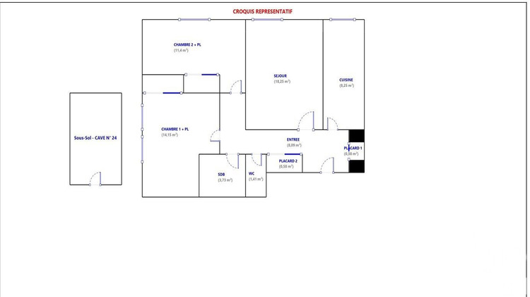 Ma-Cabane - Vente Appartement Boissy-Saint-Léger, 66 m²