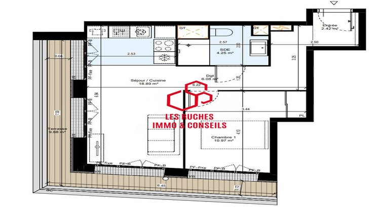 Ma-Cabane - Vente Appartement Boissy-Saint-Léger, 42 m²