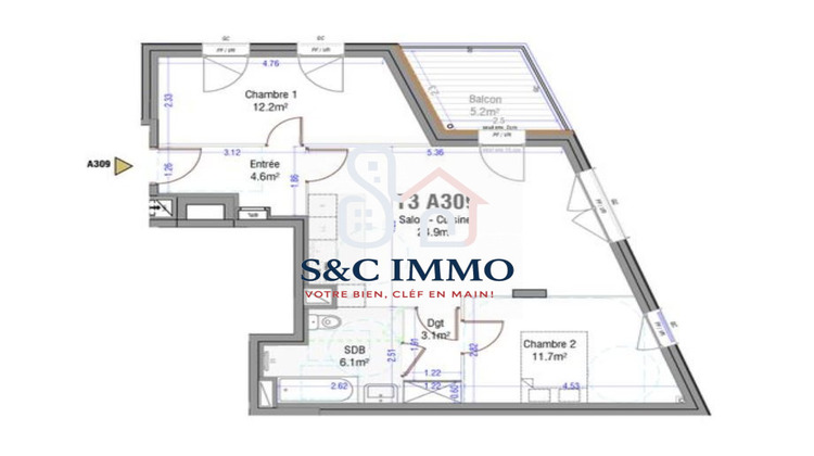 Ma-Cabane - Vente Appartement Boissy-Saint-Léger, 62 m²