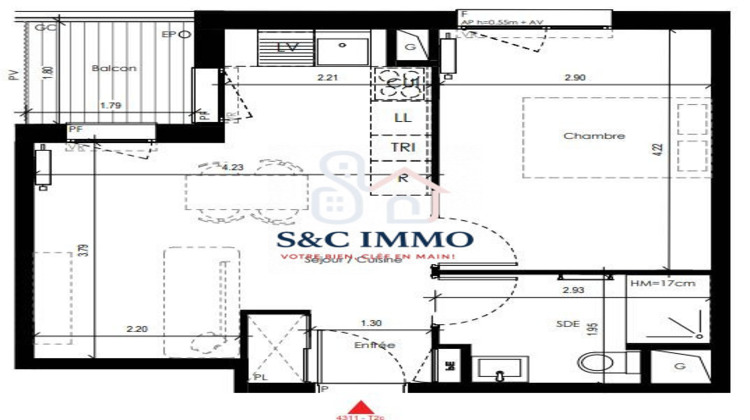 Ma-Cabane - Vente Appartement Bondoufle, 37 m²