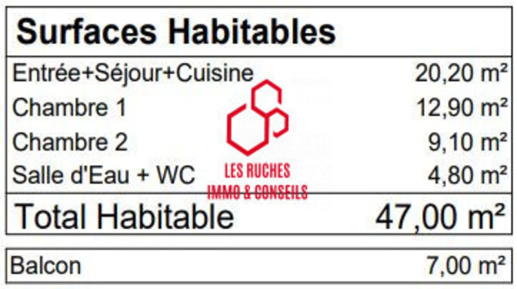 Ma-Cabane - Vente Appartement Bondy, 47 m²