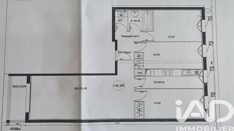 Ma-Cabane - Vente Appartement Bondy, 72 m²