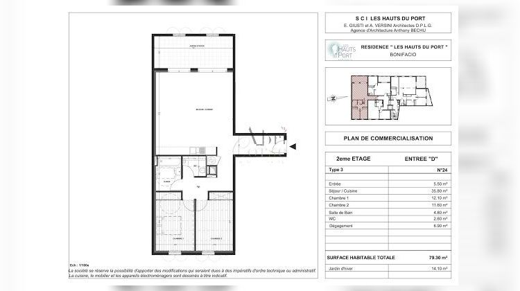 Ma-Cabane - Vente Appartement Bonifacio, 79 m²