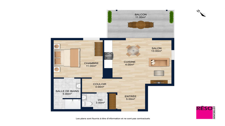 Ma-Cabane - Vente Appartement Bonne, 42 m²