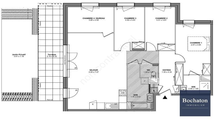 Ma-Cabane - Vente Appartement BONS-EN-CHABLAIS, 102 m²