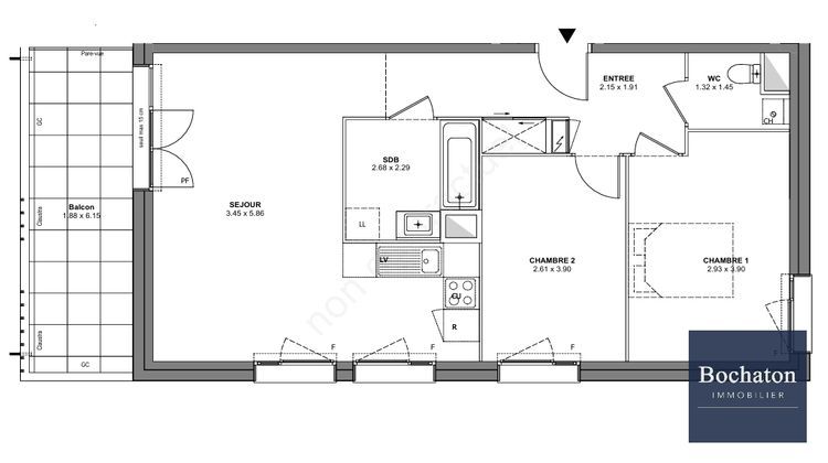 Ma-Cabane - Vente Appartement BONS-EN-CHABLAIS, 65 m²