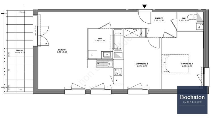 Ma-Cabane - Vente Appartement BONS-EN-CHABLAIS, 65 m²