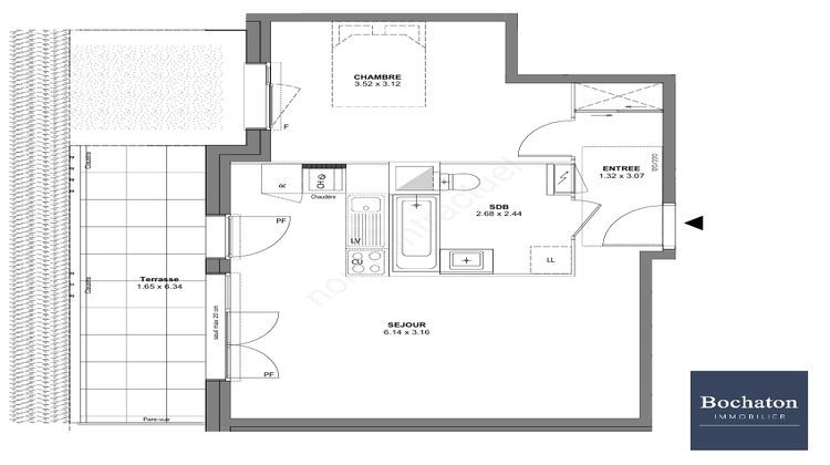 Ma-Cabane - Vente Appartement BONS-EN-CHABLAIS, 49 m²