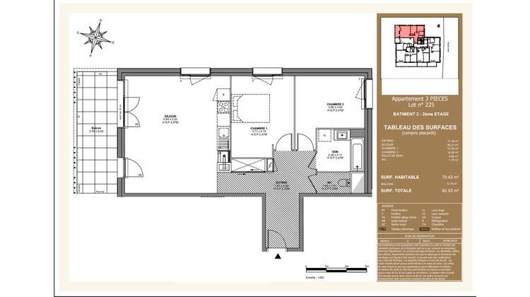 Ma-Cabane - Vente Appartement BONS-EN-CHABLAIS, 70 m²