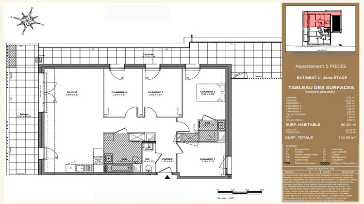 Ma-Cabane - Vente Appartement BONS-EN-CHABLAIS, 96 m²