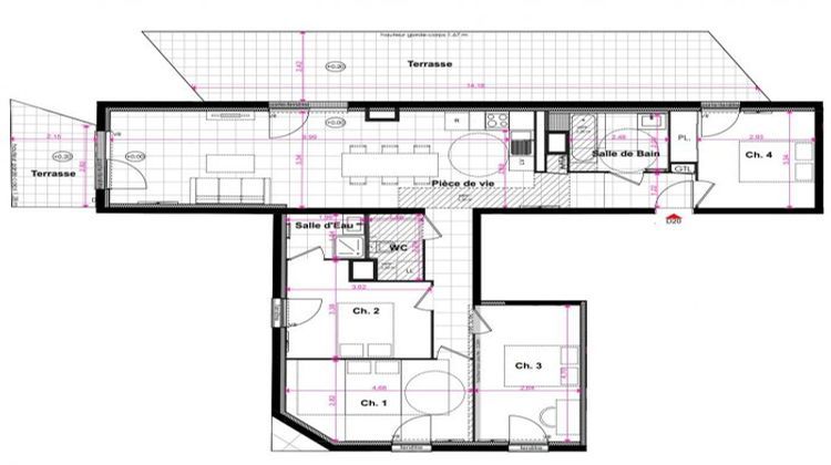 Ma-Cabane - Vente Appartement Bordeaux, 104 m²