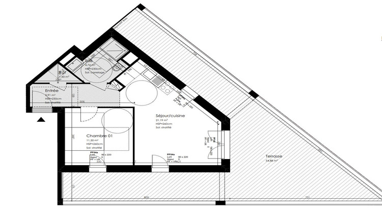 Ma-Cabane - Vente Appartement Bordeaux, 45 m²
