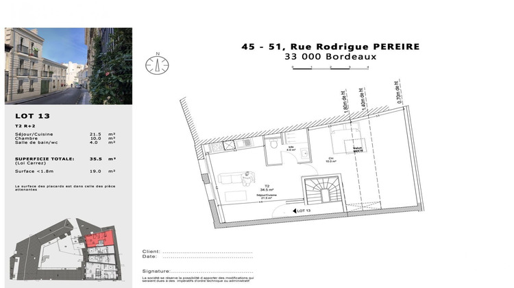 Ma-Cabane - Vente Appartement Bordeaux, 35 m²
