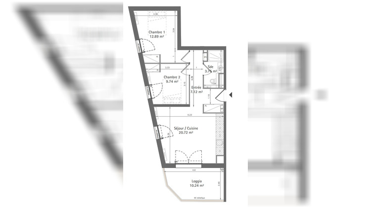 Ma-Cabane - Vente Appartement Bordeaux, 55 m²