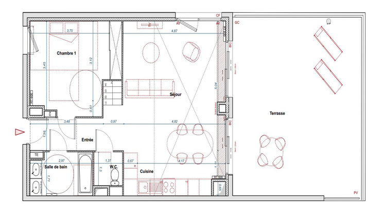 Ma-Cabane - Vente Appartement Bordeaux, 93 m²