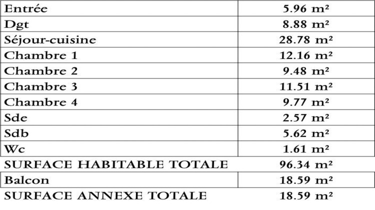 Ma-Cabane - Vente Appartement Bordeaux, 96 m²