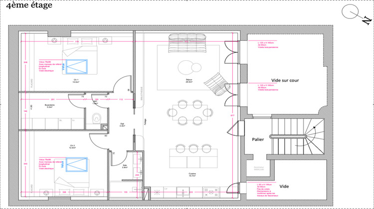 Ma-Cabane - Vente Appartement Bordeaux, 82 m²