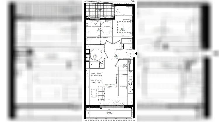 Ma-Cabane - Vente Appartement Bordeaux, 67 m²