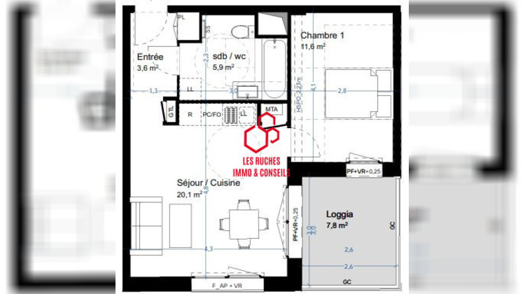 Ma-Cabane - Vente Appartement Bordeaux, 41 m²