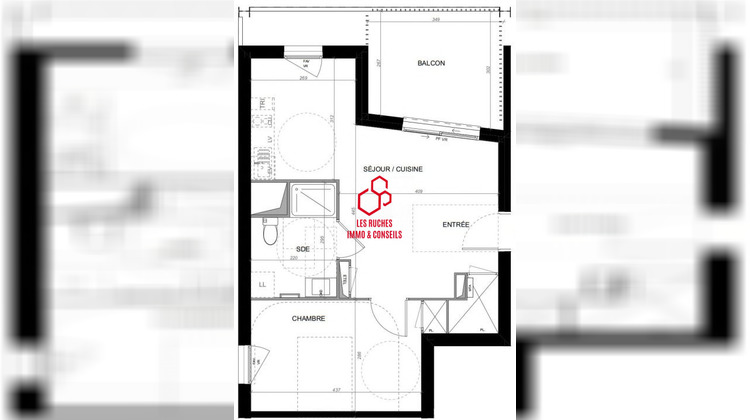 Ma-Cabane - Vente Appartement Bordeaux, 44 m²