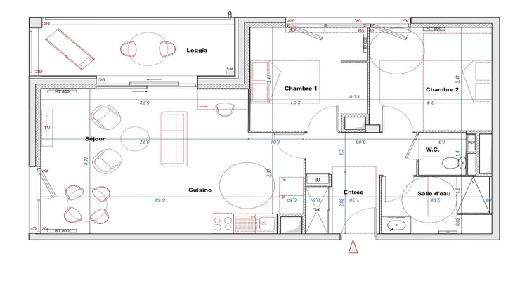 Ma-Cabane - Vente Appartement Bordeaux, 70 m²