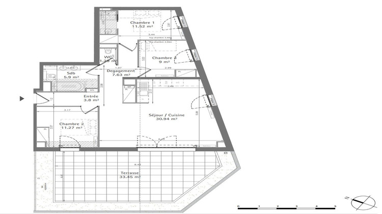 Ma-Cabane - Vente Appartement Bordeaux, 82 m²