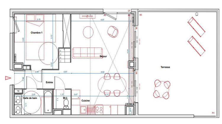 Ma-Cabane - Vente Appartement Bordeaux, 93 m²