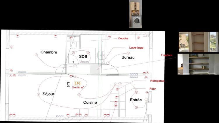 Ma-Cabane - Vente Appartement Bordeaux, 58 m²