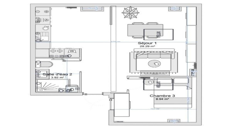 Ma-Cabane - Vente Appartement Bordeaux, 41 m²