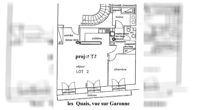 Ma-Cabane - Vente Appartement Bordeaux, 57 m²