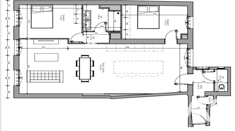 Ma-Cabane - Vente Appartement Bordeaux, 92 m²