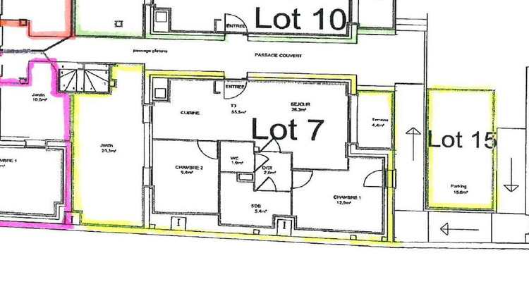 Ma-Cabane - Vente Appartement BORDEAUX, 61 m²