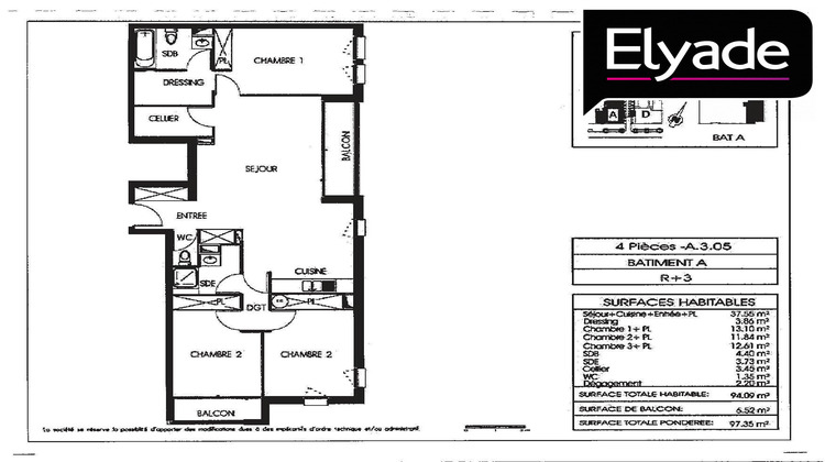 Ma-Cabane - Vente Appartement Bordeaux, 94 m²
