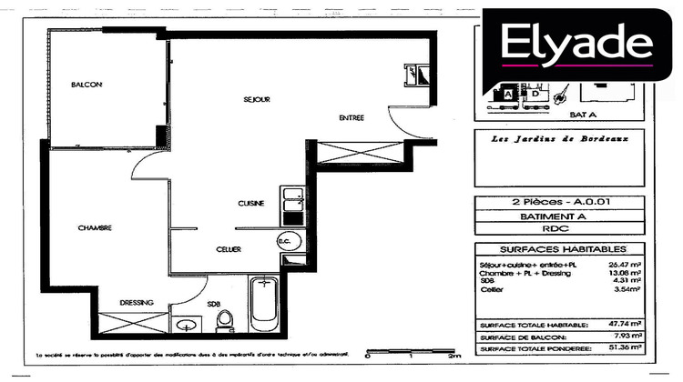 Ma-Cabane - Vente Appartement Bordeaux, 44 m²