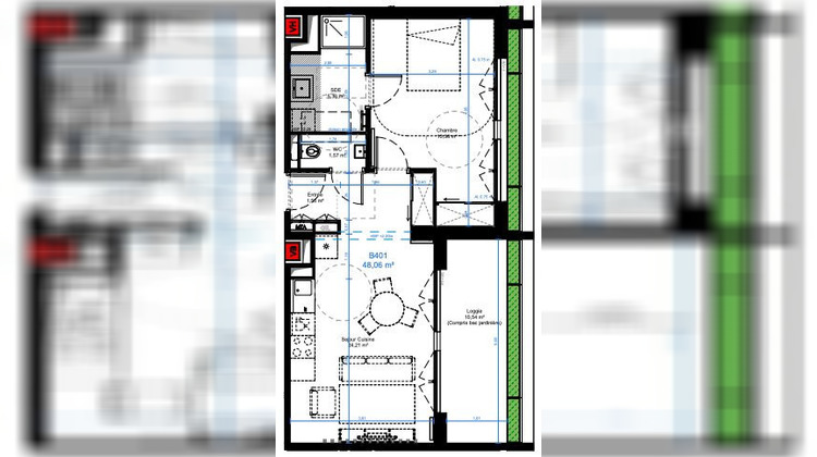 Ma-Cabane - Vente Appartement Bordeaux, 48 m²