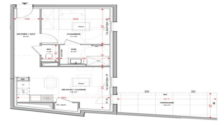 Ma-Cabane - Vente Appartement Bordeaux, 42 m²