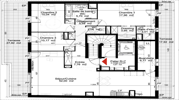 Ma-Cabane - Vente Appartement Bordeaux, 131 m²