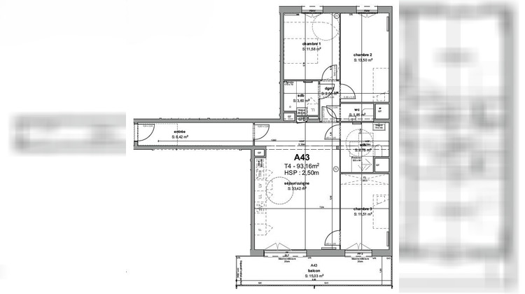 Ma-Cabane - Vente Appartement Bordeaux, 93 m²
