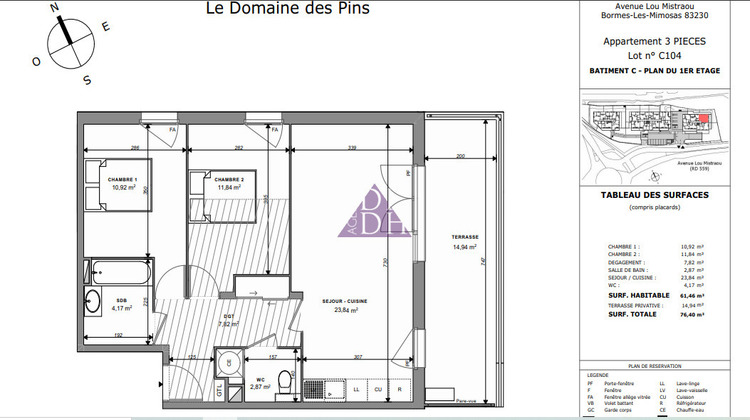 Ma-Cabane - Vente Appartement Bormes-les-Mimosas, 61 m²