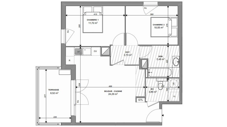 Ma-Cabane - Vente Appartement Bormes-les-Mimosas, 58 m²