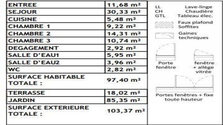 Ma-Cabane - Vente Appartement Bouchemaine, 97 m²