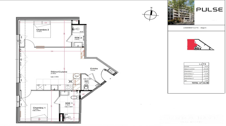 Ma-Cabane - Vente Appartement Boulogne-Billancourt, 61 m²