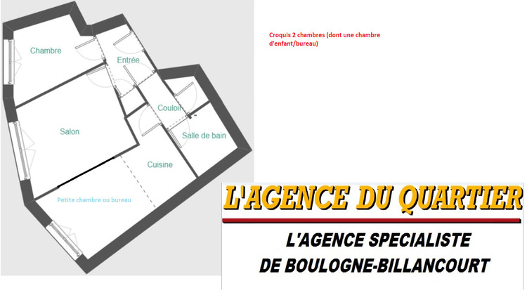 Ma-Cabane - Vente Appartement BOULOGNE-BILLANCOURT, 54 m²