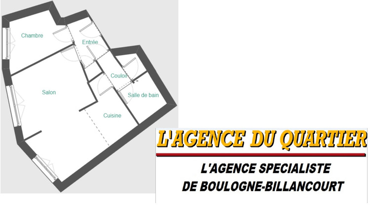 Ma-Cabane - Vente Appartement BOULOGNE-BILLANCOURT, 54 m²