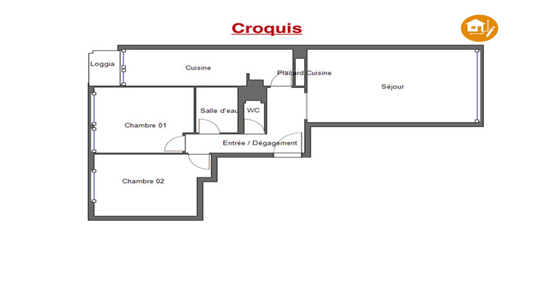 Ma-Cabane - Vente Appartement BOULOGNE-BILLANCOURT, 60 m²
